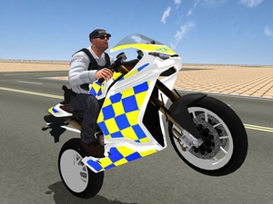 Super Stunt Police Bike Simulat