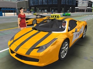 Free New York Taxi Driver 3D Si