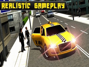 Crazy Taxi Car Simulation Game 