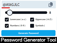 Online Password Generator & tool.vg