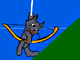 Cat With Bow Golf 2