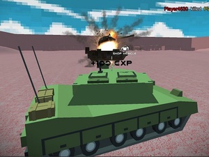 Helicopter And Tank Battle Dese