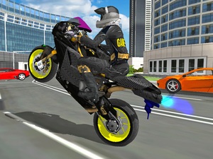 Motorbike Stunt Super Hero Simu