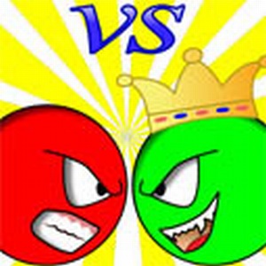 Red ball vs green king